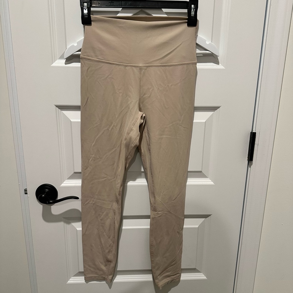 Poshdivah High-Waisted Tan Leggings